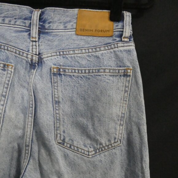 DENIM FORUM - The Jane 70's Super High Boot - 30L | size 28 | Blue Denim Jeans - Picture 12 of 16